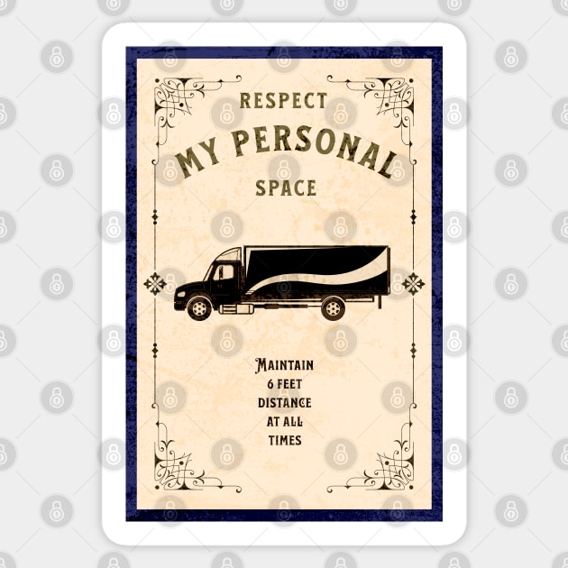 respect my personal space Sticker by Srichusa